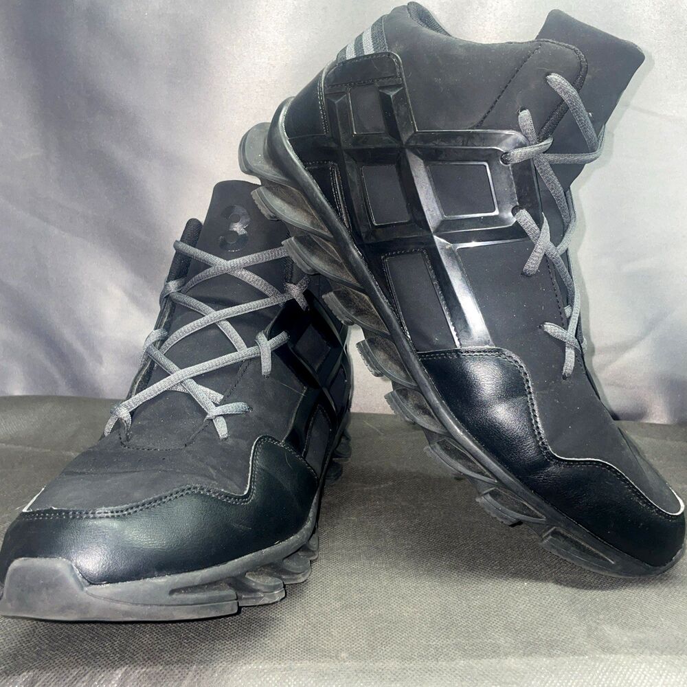 JOOMRA High Top Lace Up Sneakers Men's Black Size 48 EUR US 13-14 Casual Shoes - Picture 5 of 10